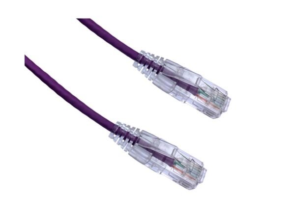 Axiom BENDnFLEX patch cable - TAA Compliant - 1 ft - purple