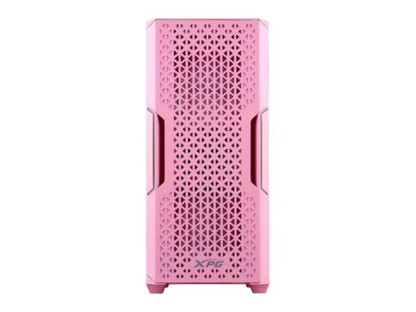 ADATA Compact Mid Tower PC Case - Pink - Image 2