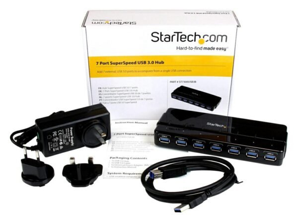 StarTech 7 Port USB 3.0 Hub – Up To 5 Gbps - Image 4