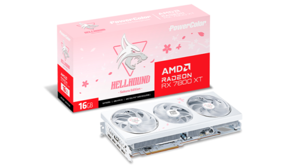 PowerColor Hellhound Sakura RX 7800 XT 16GB